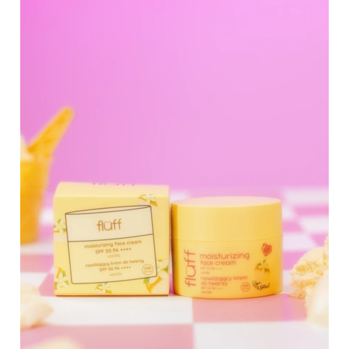 Fluff - Moisturizing facial cream SPF50 PA+++ - Vanilla