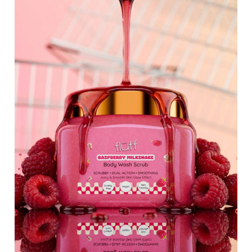 Fluff - Body Scrub - Raspberry Milkshake