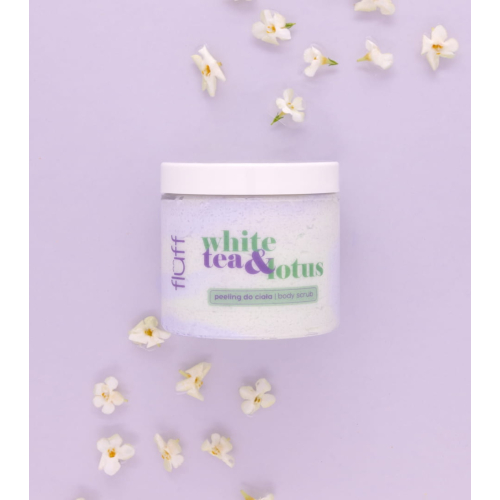 Fluff - Body Scrub - White Tea & Lotosu