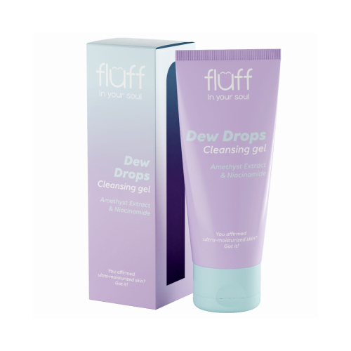 Fluff - *In Your Soul* - Facial cleansing gel with amethyst extract and niacinamide Dew Drops