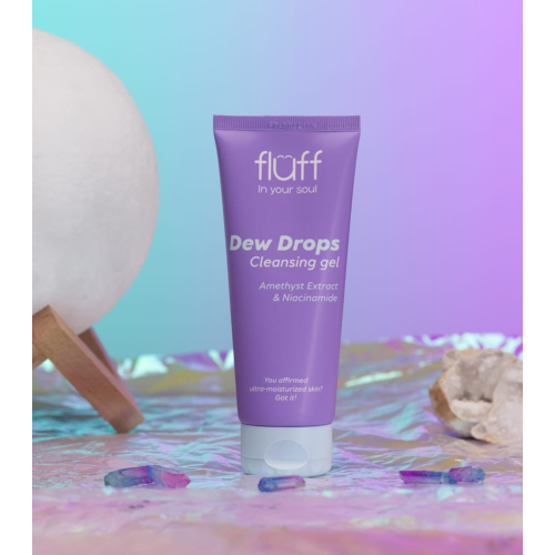 Fluff - *In Your Soul* - Facial cleansing gel with amethyst extract and niacinamide Dew Drops