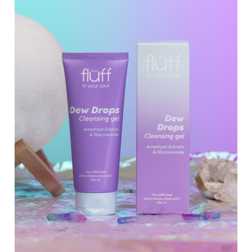 Fluff - *In Your Soul* - Facial cleansing gel with amethyst extract and niacinamide Dew Drops