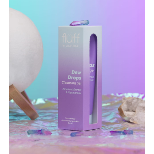 Fluff - *In Your Soul* - Facial cleansing gel with amethyst extract and niacinamide Dew Drops