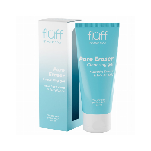 Fluff - *In Your Soul* - Facial cleansing gel with malachite extract and salicylic acid Pore Eraser
