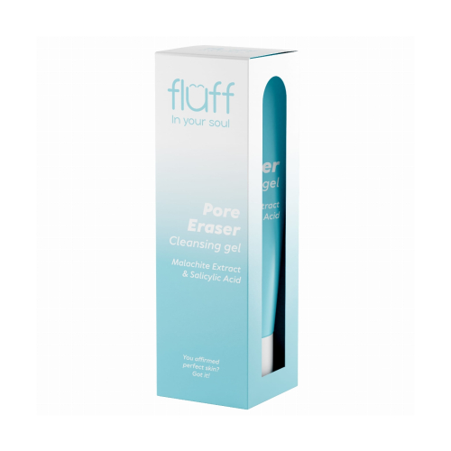 Fluff - *In Your Soul* - Facial cleansing gel with malachite extract and salicylic acid Pore Eraser
