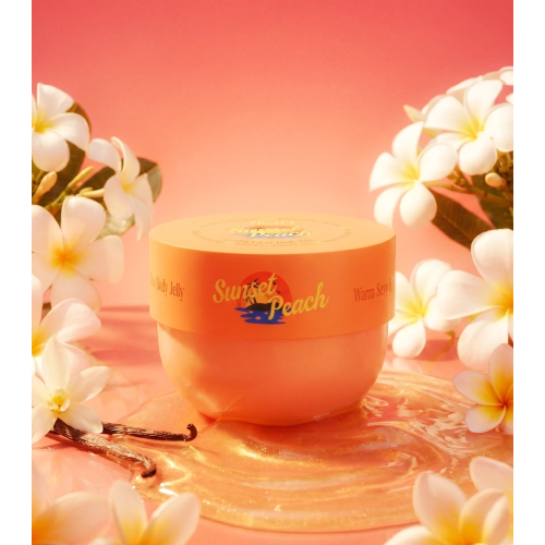Fluff - *Glowy* - Body gel Jelly - Sunset Peach