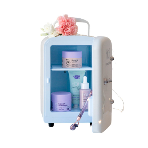 Fluff - Mini Cosmetic Fridge - White