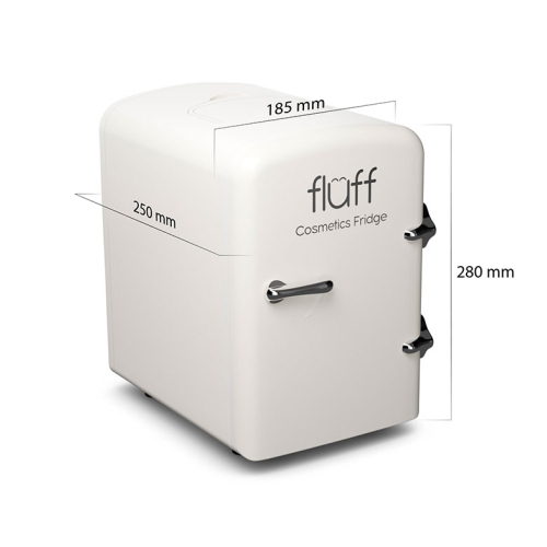 Fluff - Mini Cosmetic Fridge - White