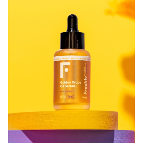 Freshly Cosmetics - Hair oil Golden Drops Oil Serum