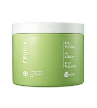 Frudia - Exfoliating pore discs 70 units - Green Grape