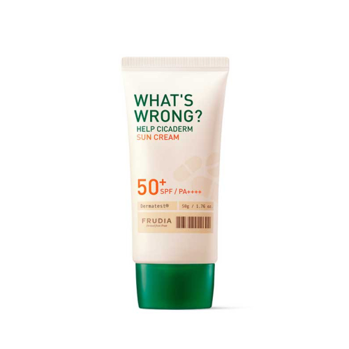 Frudia - Facial sunscreen What's Wrong Solar Help Cicaderm SPF 50+ PA++++