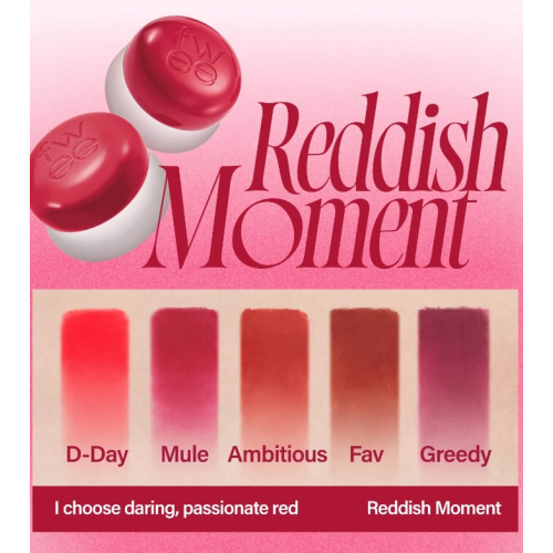 Fwee - Tinted Lip & Cheek Balm Pudding Pot - RD05: Greedy