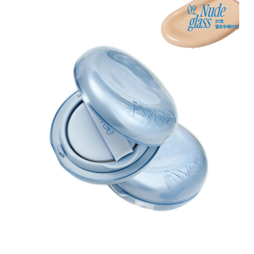 Fwee - Cushion-shaped makeup base - 02: Nude Glass