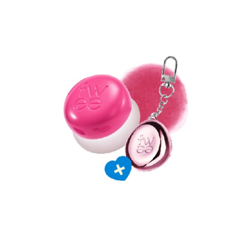 Fwee - *Keyring* - Tinted lip and cheek balm with keychain Pudding Pot - PK04: Crush
