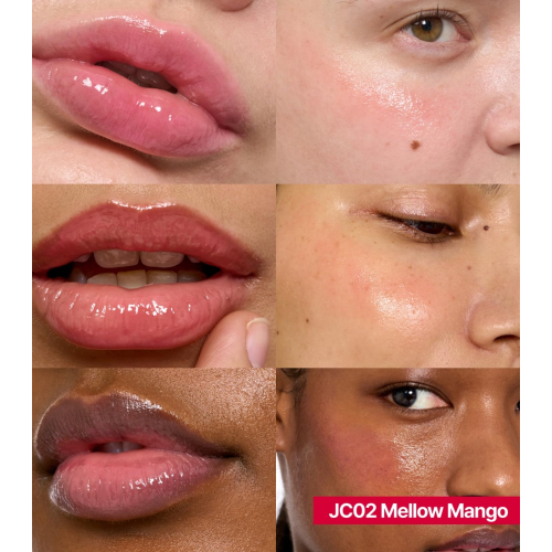 Fwee - *Keyring* - Lip and Cheek Tinted Balm Jelly Pot - JC02: Mellow Mango