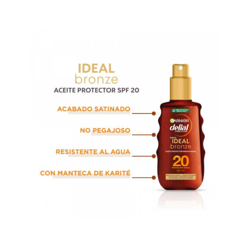 Garnier - Protective tanning oil Ideal Bronze Delial - SPF20