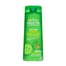 Garnier - Fructis Pure Fresh Shampoo Cucumber cleansing - Hair fat without silicone without parabens