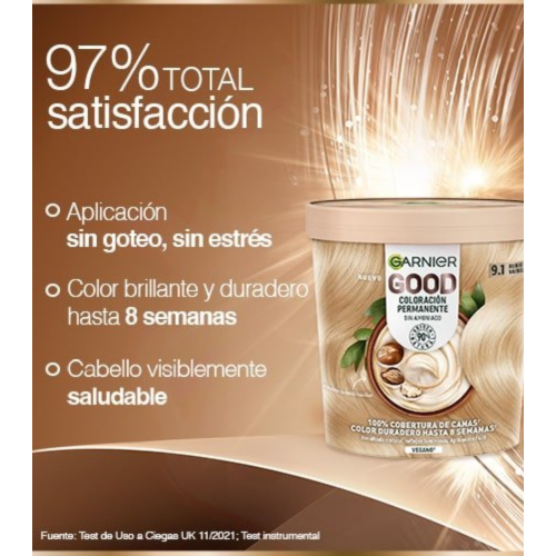 Garnier - Permanent coloration without ammonia Good - 9.1: Vanilla Blonde
