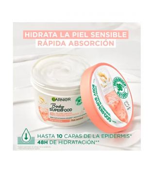 Garnier - Hypoallergenic Body Cream Body Superfood - Oat Milk: Sensitive Skin