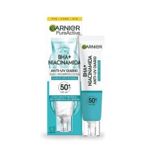Garnier - Anti-blemish fluid cream with BHA + Niacinamide SPF50+ Pure Active