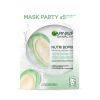 Garnier - Pack of 5 nourishing and repairing facial masks Nutri Bomb - Almond milk