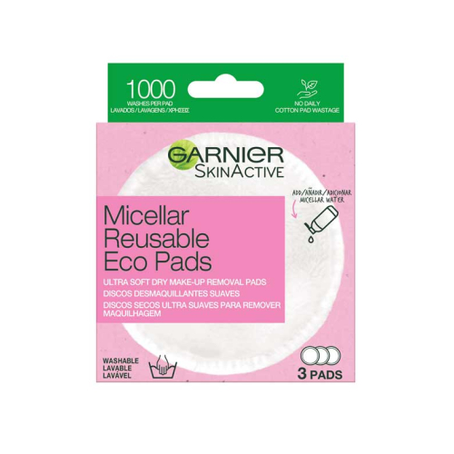 Garnier - *Skin Active* - Reusable microfiber makeup remover pads
