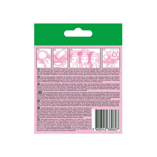 Garnier - *Skin Active* - Reusable microfiber makeup remover pads