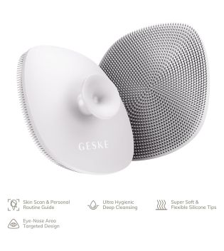 GESKE - 4 in 1 facial cleansing brush - White