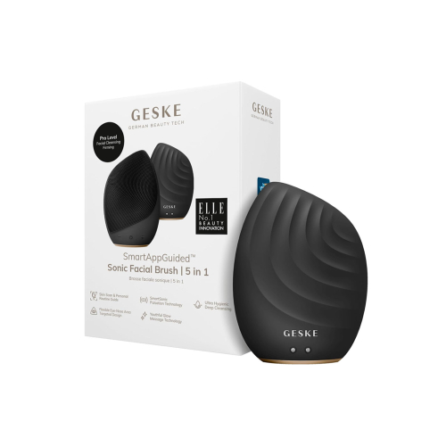 GESKE - Sonic 5-in-1 Facial Cleansing and Massager Brush - Black Gold