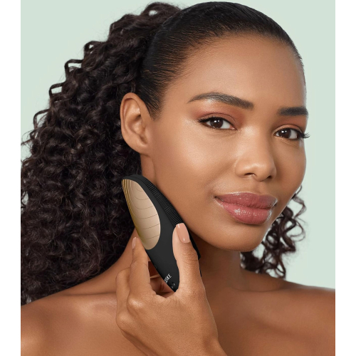 GESKE - Facial Cleansing and Massager Brush Sonic Thermo 6 in 1 - Black Gold