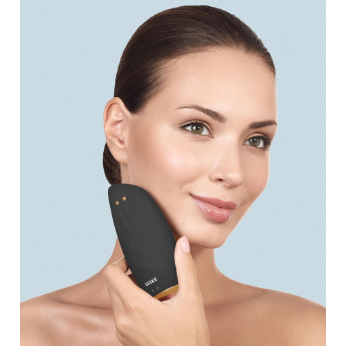 GESKE - Facial Cleansing and Massager Brush Sonic Thermo Face-Lifter 8 in 1 - Black Gold