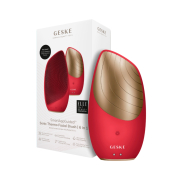 GESKE - *I love myself* - 6-in-1 Sonic Thermo Facial Cleansing and Massage Brush - Red