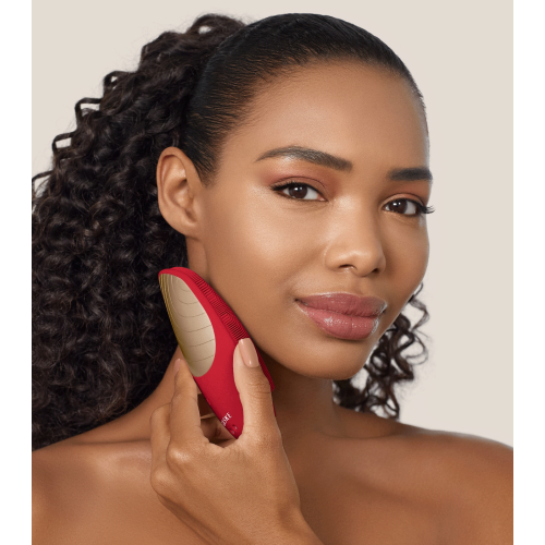 GESKE - *I love myself* - 6-in-1 Sonic Thermo Facial Cleansing and Massage Brush - Red