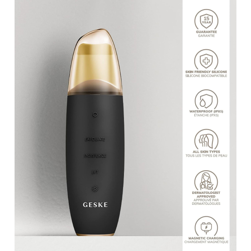 GESKE - Cleanser MicroCurrent Skin Scrubber & Blackhead Remover 9 en 1 - Black Gold