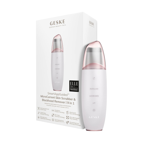 GESKE - Cleanser MicroCurrent Skin Scrubber & Blackhead Remover 9 in 1 - White Rose Gold