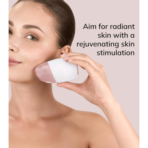GESKE - 7-in-1 Eye and Face Massager Cool & Warm - White Rose Gold