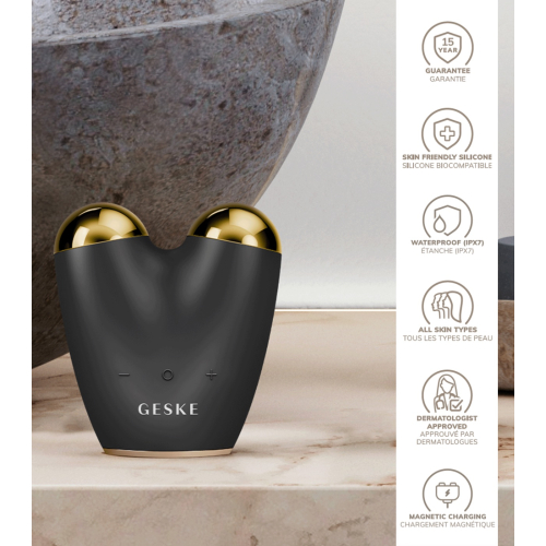 GESKE - Massager Microcurrent Face-Lifter 6 In 1 - Black Gold