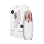 GESKE - Eye Contour Massager Warm & Cool Energizer 6 in 1 - White Rose Gold