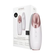GESKE - Eye Contour Massager Warm & Cool Energizer 6 in 1 - White Rose Gold