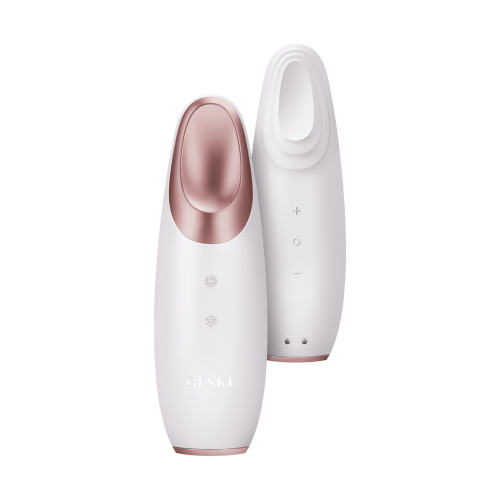 GESKE - Eye Contour Massager Warm & Cool Energizer 6 in 1 - White Rose Gold