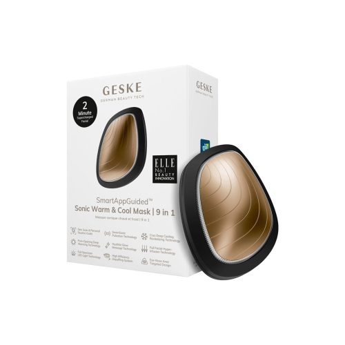 GESKE - Facial mask Sonic Warm & Cool 9 in 1 - Black Gold