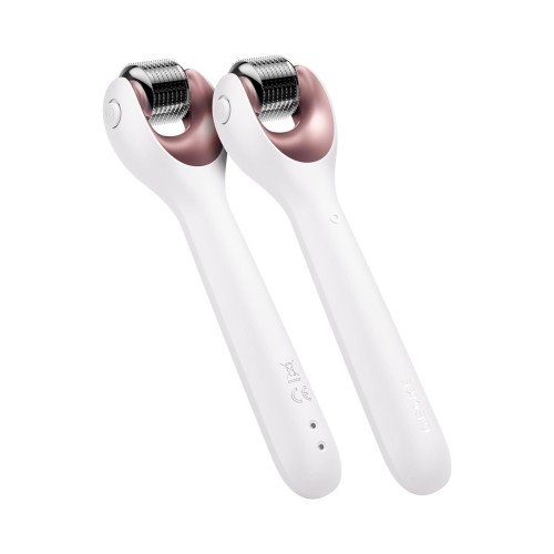 GESKE - 9 in 1 Microneedle Facial Roller - White Rose Gold