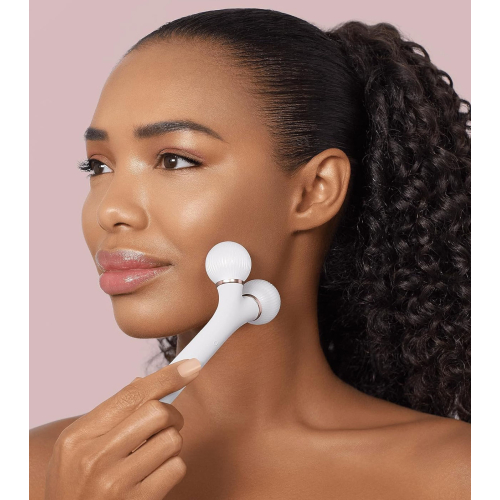 GESKE - 4 in 1 Sonic Facial Roller - White Rose Gold