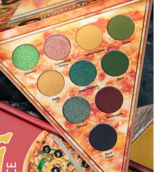 Glamlite - Pizza Slice Eyeshadow pallete - Veggie Lovers