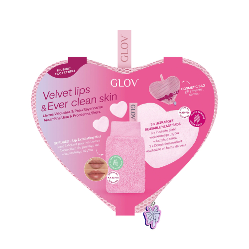 GLOV - *Amore Collection* - Facial Disc and Lip Exfoliating Glove Set Velvet Lips And Ever Clean Skin
