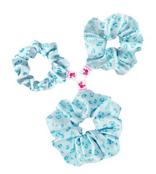GLOV - *Barbie* - Pack of 3 scrunchies - Blue Panther