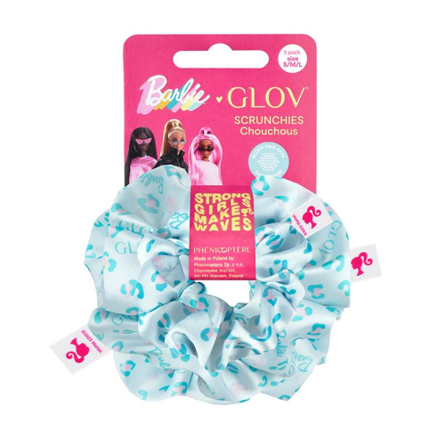GLOV - *Barbie* - Pack of 3 scrunchies - Blue Panther