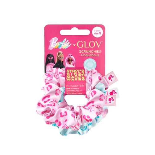 GLOV - *Barbie* - Pack of 3 scrunchies - Size S