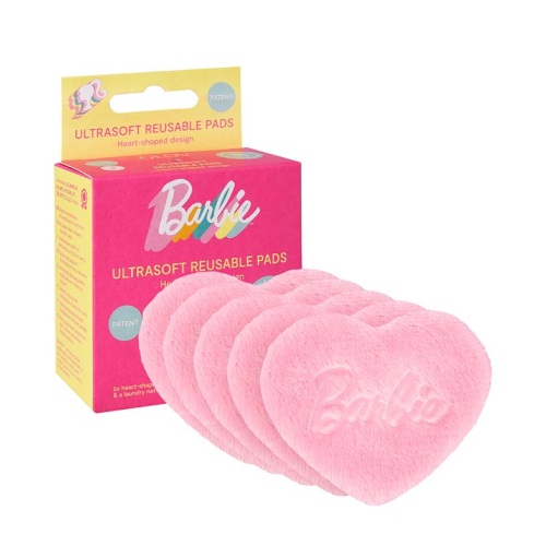 GLOV - *Barbie* - Set of reusable makeup remover discs Heart shaped
