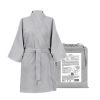 GLOV - Ultra Absorbent Terry Robe Kimono Style - Gray
